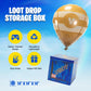 Loot Drop Box with Yellow Balloon - Large 14    Gift Box for Birthday Parties & Decorations | Mystery Treasure Chest Storage wit
