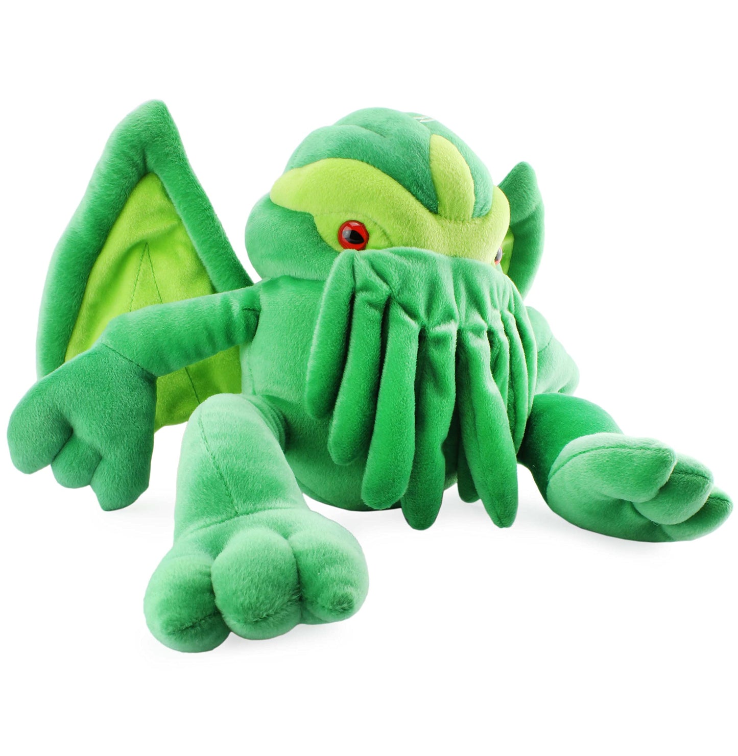 Toy Vault Cthulhu Plush - 16-Inch Stuffed Horror Monster Toy, Green, Model TV_12002