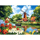 300 Piece Puzzles for mature-themed  Flower Jigsaw Puzzles 300 Pieces for mature-themeds Kids Senior  Windmill River mature-themed Jigsaw Puzzles  Challenging Family Fun Puzzle Activity Game Gift for Friend 20.5 X 15 in