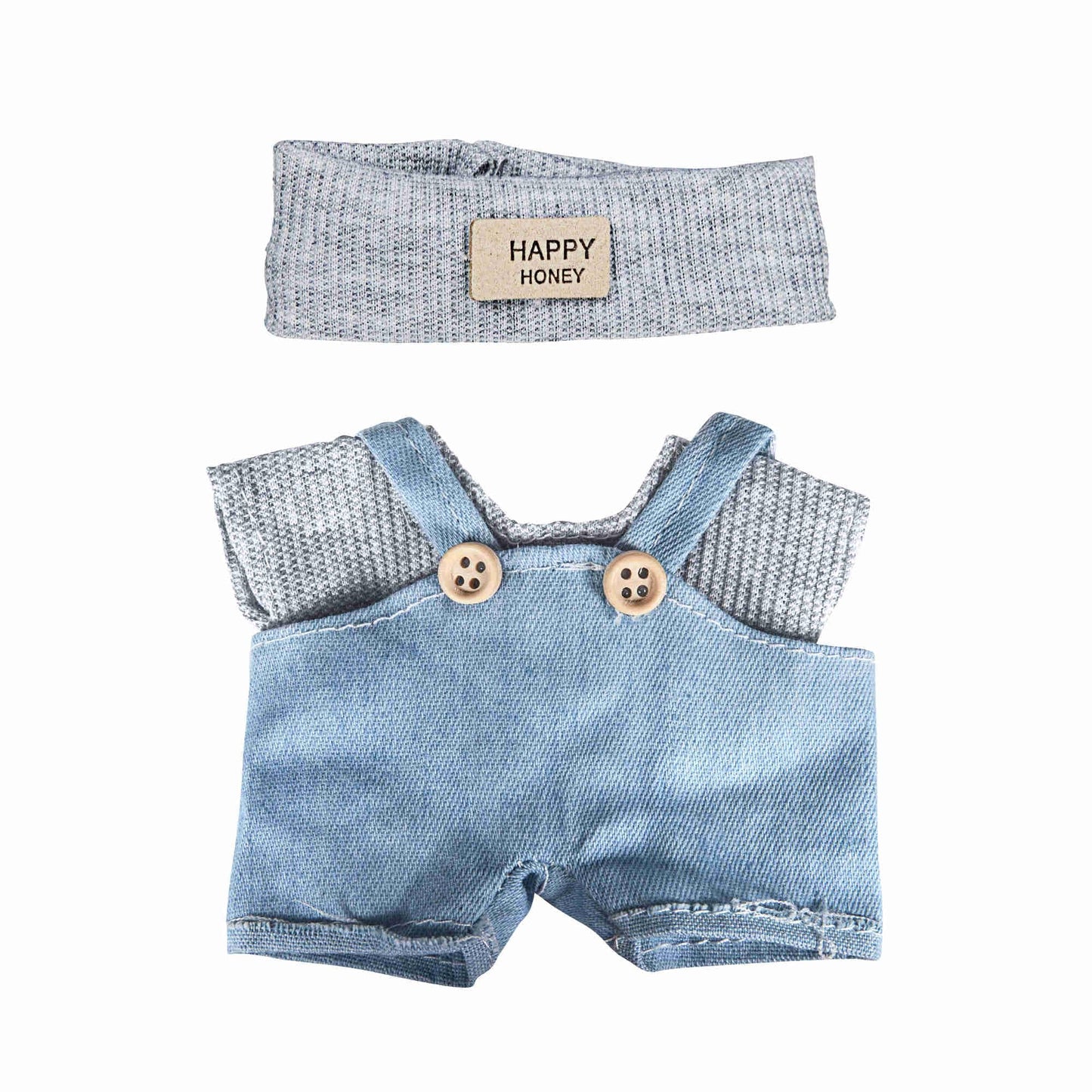 Winsenpro 17cm Doll Clothes Cute Doll Outfit and enhanced Fashion Dresses (NO Doll) (Blue)