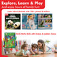 Doctor Jupiter Little Genius Kit - Educational STEM Toys for Kids 4-6 Years - Medium Cardboard Learning Activities