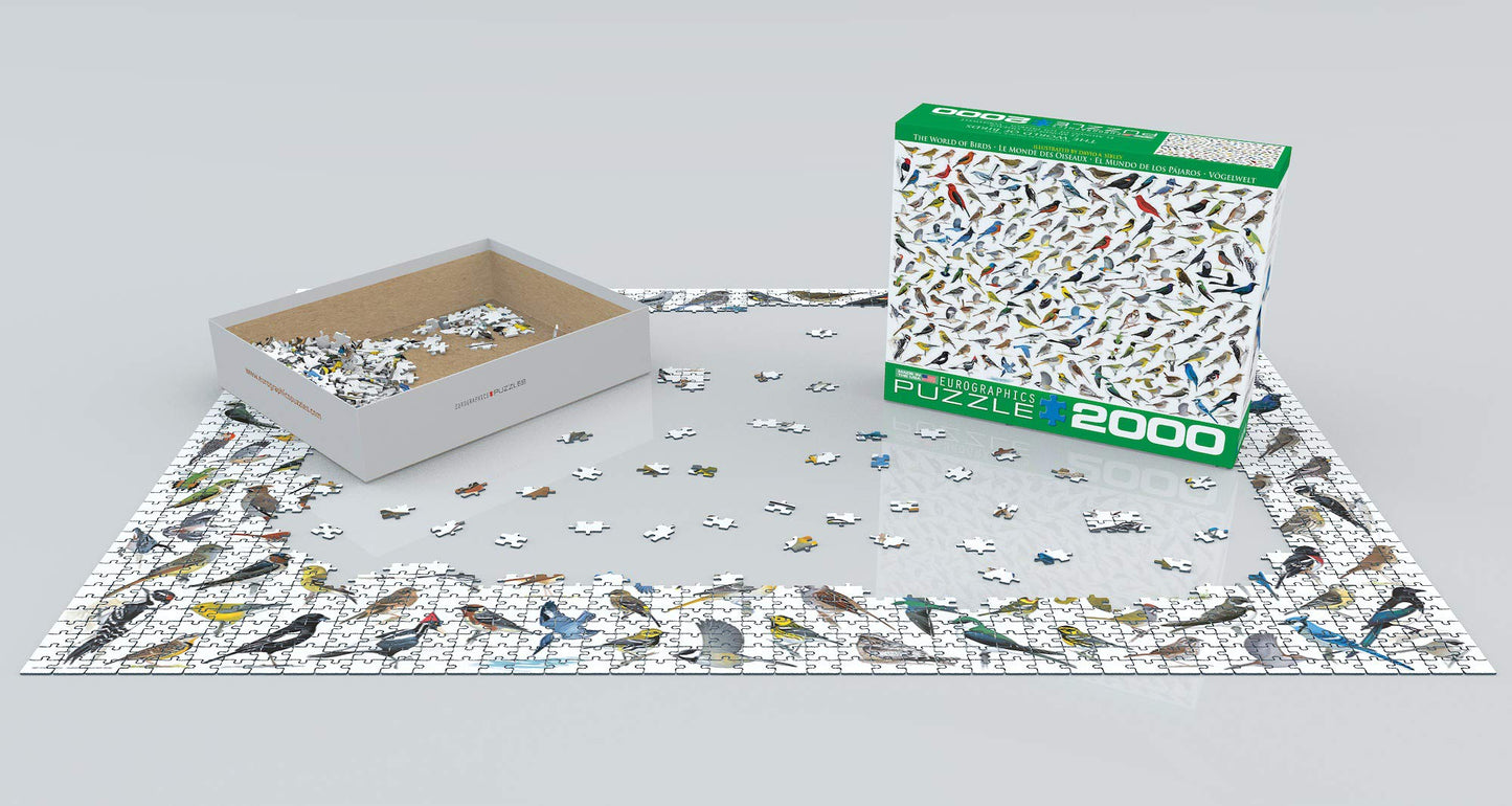 Eurographics The World Of Birds (2000 Piece) Puzzle (8220-0821)