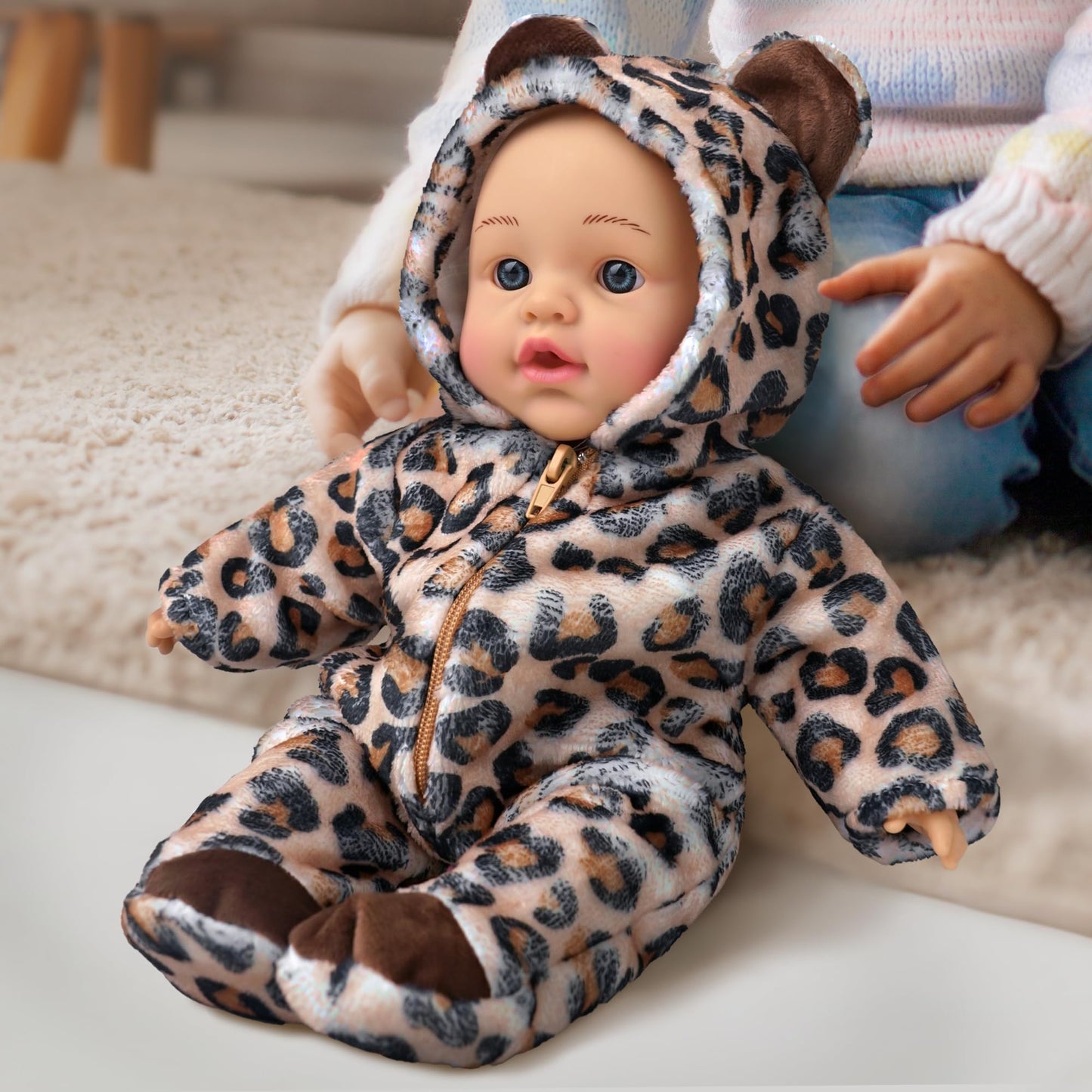 6 Set Dolls Clothes Outfits Jumpsuits For 12 To 15 Inch New Born Baby Doll, Animal Styling Baby Doll Clothes And Accessories For