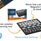 We Games Travel Magnetic Checkers Set - 8 Inch Travel Games For Adults, Magnetic Travel Games, Checkers Board Game, Pocket Games For Vacation, Portable Travel Size Games