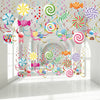 36 Pcs Candyland Party Decorations Candy Hanging Swirls Colorful Lollipop Candy Themed Birthday Decorations Party Favors for Swe