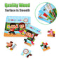 Sannix 12 Pack Wooden Jigsaw Puzzles For Toddlers, Characters Puzzles For Kids Party Favors, Educational Puzzles Learning Travel Toy With 12 Organize Bags