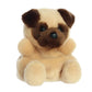 Aurora Adorable Palm Pals Frankie Pug Stuffed Animal - Fun Collectible Plush for Kids and mature-themed Collectors - Perfect for Decorating Rooms and Birthday Gifts - Brown 5 Inches