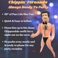 Merrimix - Fernando Male Inflatable Blow Up Doll with Chippendale Costume, Gag Gifts for Men, Bachelor Party Favors and Decorati