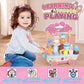 Dreamon Wooden Ice Cream Toys For Kids Toddlers, 48 Pcs Ice Cream Cart Play Kitchen Accessories With Menu, Pretend Money, Wooden