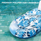 Pool Floats mature-themed Inflatable Tanning Pool Lounger Extra Large River Rafts Sunnbathing Floaties Chair Heavy Duty Water Floating Lounge Recliner with Cupholder Backrest for Party Lake Ocean Sea Beach