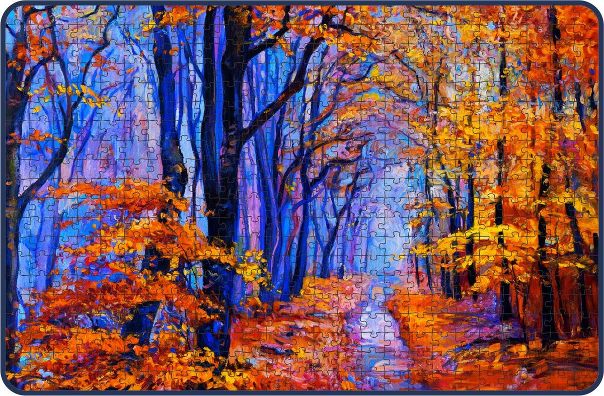 Webby Kids The Maple Forest Wooden Jigsaw Puzzle, 500 Pieces