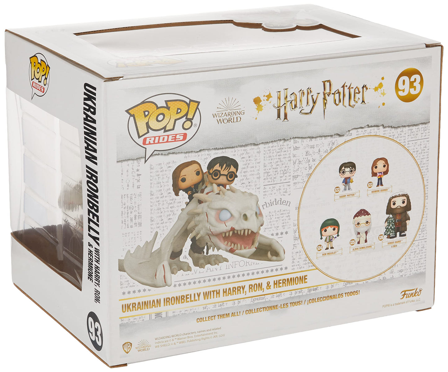 Funko Pop! Rides: Harry Potter Gringotts Dragon Vinyl Figure, Multicolor, Standard Size, Model 50815