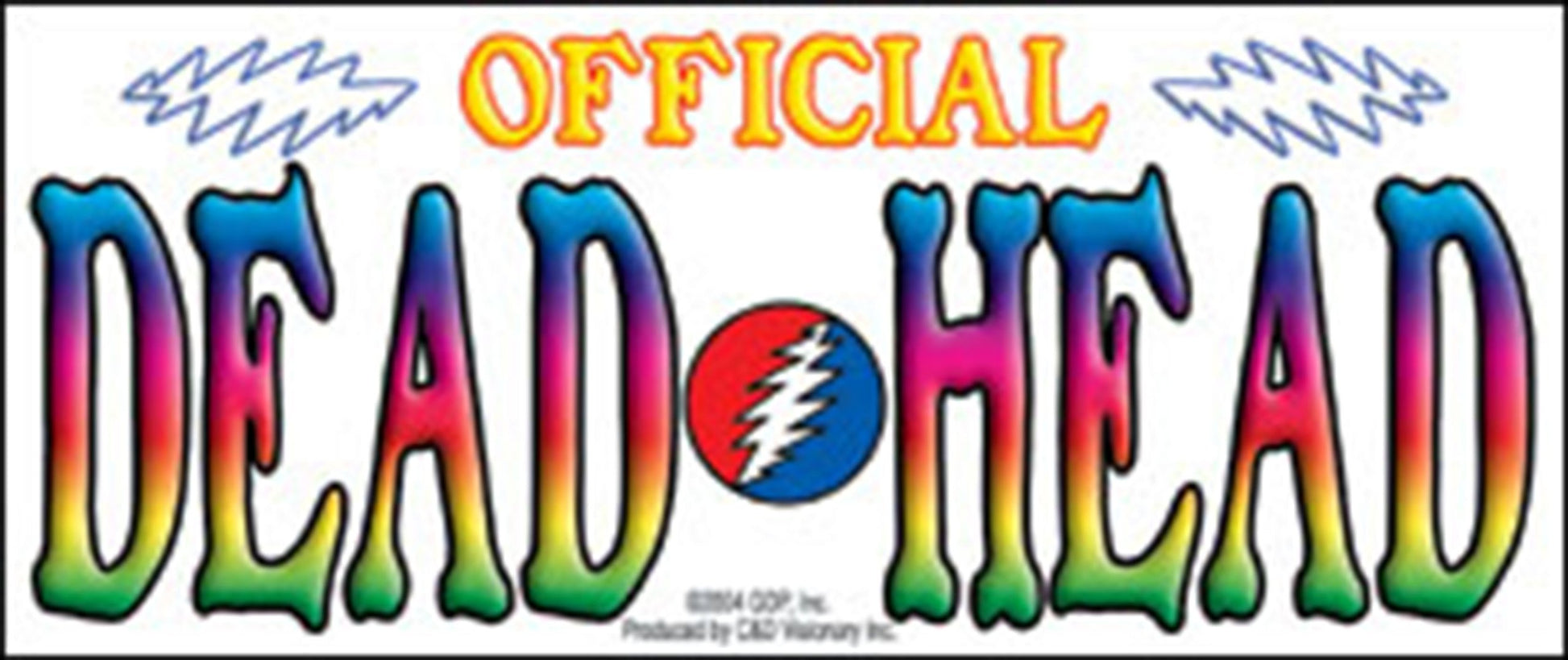 C&D Visionary Licenses Products Grateful Dead Deadhead Sticker