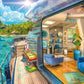 Ravensburger 1000 Piece Jigsaw Puzzle - Tropical Island Charter, Handcrafted Cardboard, Multi, Model 12000413, Made in Germany