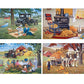Bits And Pieces - 4-In-1 Multi-Pack - 1000 Piece Jigsaw Puzzles For Adults - 1000 Pc Puzzle Set Bundle By Artist John Sloane - 20' X 27'