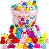 80 Pcs Mochi Squishy Toys,Easter Egg Fillers Birthday Gifts For Kids,Party Favors For Kids, Bulk Fidget Sensory Toys, Goodie Bag Fillers Treasure Box Classroom Prizes