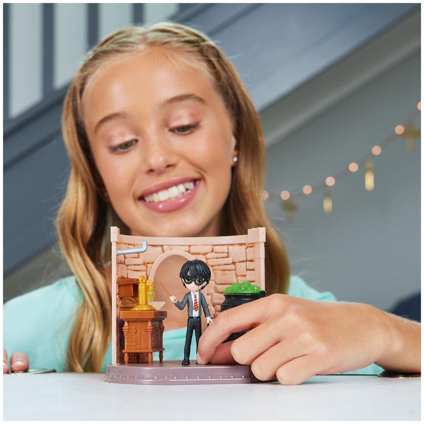 Wizarding World Harry Potter, Magical Minis Potions Classroom With Exclusive Harry Potter Figure And Accessories, Kids Toys For Ages 5 And Up
