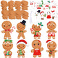 48 Pieces Christmas Gingerbread Man Craft Kit For Kids Make Your Own Gingerbread Man Ornament Diy Gingerbread Man Christmas Tree