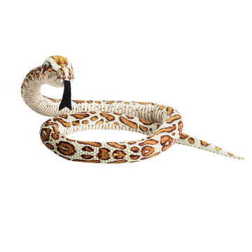 TORMAYS Stuffed Snake Realistic Plush Toy for Kids, Stuffed Animal Holiday, Birthday Gift, Super Soft and Cuddly, 75'' (Brown)