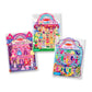 Melissa & Doug Puffy Sticker Activity Books Set: Princess, Mermaid, Fairy - 180+ Reusable Stickers - Reusable Dress Up Doll Stic