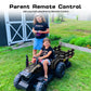 Hikiddo 24V 9Ah Ride-On Tractor for Big Kids, 400W Electric Vehicle with Remote Control - Black