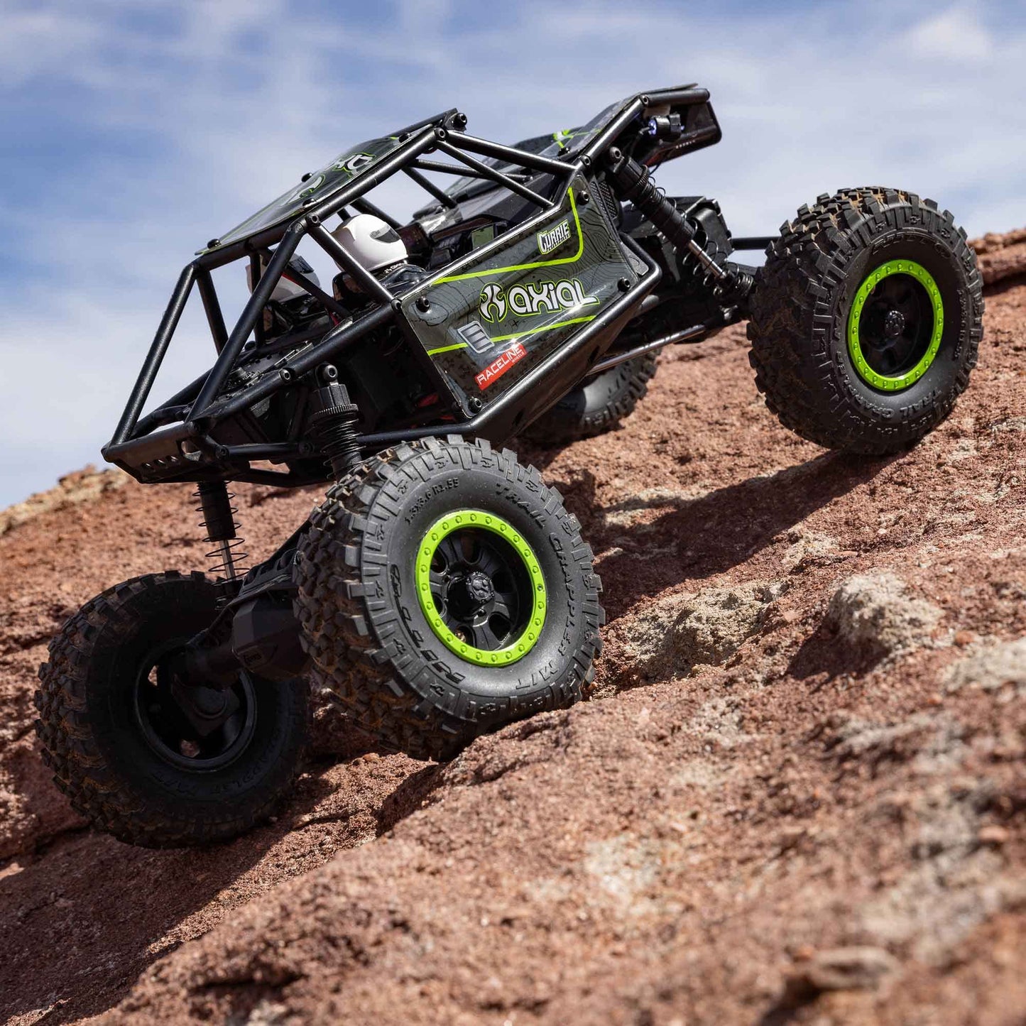 Axial RC Crawler 1/18 UTB18 Capra 4 Wheel Drive Unlimited Trail Buggy RTR (Battery and Charger Included) Black, AXI01002T1