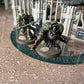 Jucoci Objective Point Markers Set of 6 - Green Plastic, Compatible with WH40k Wargame, One Size