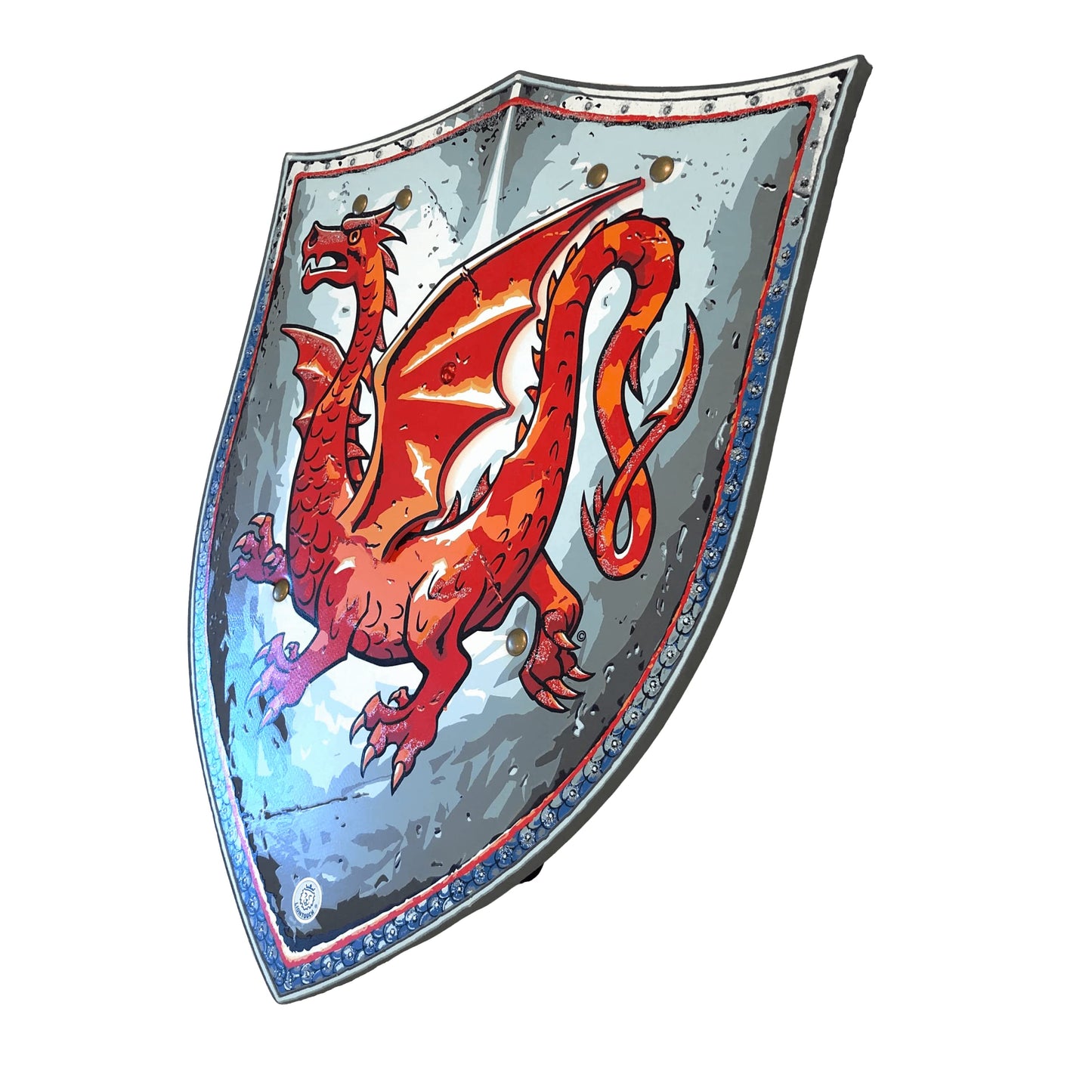 Liontouch Amber Dragon Knight Shield | Medieval Pretend Play Foam Toy for Children Ready for Adventures in The Kingdom | Safe  & Battle protective covering for Kids Dress Up  Roleplay & Royal Costumes