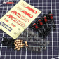 RCAWD Upgrades for Hobby Plus CR-18P Rock Van, T-Hunter, Trail Hunter Shock Absorber Parts, Aluminum Front Rear RC Shocks Damper