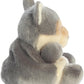 Aurora® Adorable Palm Pals™ Lucian Wolf™ Stuffed Animal - Pocket-Sized Play - Collectable Fun - Gray 5 Inches