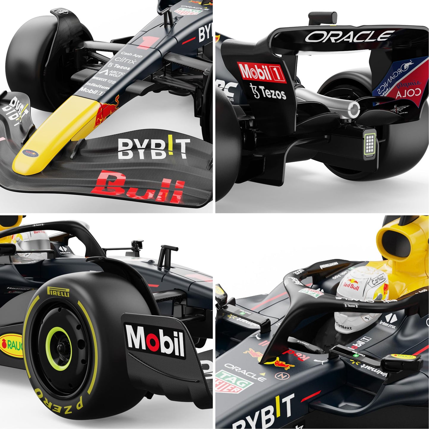 Voltz Toys Authentic Licensed 1:12 F1 RedBull Rb18 Car Remote Control Car - F1 Collection RC car Series for Kids and Adults - 2.