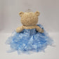 KINNEX COLLECTIONS SINCE 1997 20'' Quince Anos Quinceanera Last Doll Teddy Bear with Dress (Centerpiece) ~ ARC16832-15R (Royal B