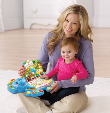 Vtech Touch And Teach Elephant Book , Blue