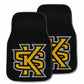 FANMATS 18660 Kennesaw State Owls Front 2-Piece Team Logo Carpet Car Mat Set, Front Row Automotive Floor Mats, Non-Slip Backing,