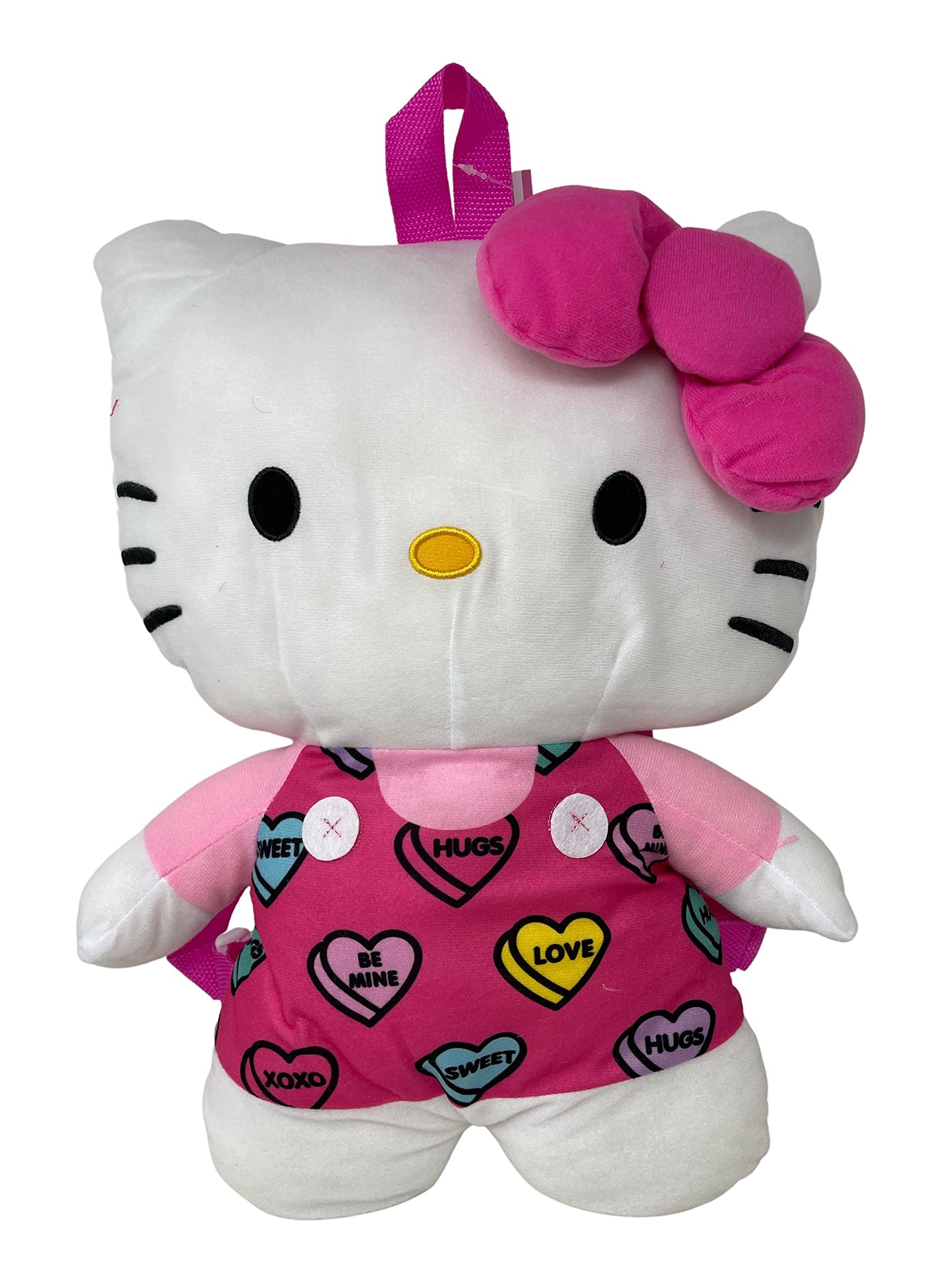 Fast Forward Hello Kitty Plush Backpack with Heart & Love