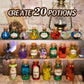 Ldomet Magic Potions Kit For Kids - Mix 20 Fairy Dust Potion Bottles, Halloween Christmas Party Decorations, Creative Gift Craft