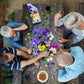 Madd Capp: I Am Violet - 350 Piece Jigsaw Puzzle - 8006 - Ages 10+, Unique Floral-Shaped Border, Challenging Random Cut, Include