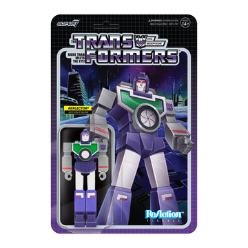 Super7 Transformers Reflector - 3.75' Transformers Action Figure Classic Cartoon Collectibles And Retro Toys
