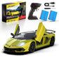 AEROQUEST Lamborghini Remote Control Car, Officially Licensed 1:14 Lambo RC Car for Boys Girls Birthday Gift, Green Toys for 3 4