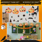 25 Sets Thanksgiving Pumpkin Tissue Paper Crafts Thanksgiving DIY Art and Craft Kits with Stickers Make Your Own Pumpkin Hanging