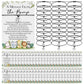 Thyle 50 Sets Baby Shower Favors For Guests 50 Adjustable Bracelets With 50 Message From The Bump Card Footprints Charm Baby Sho