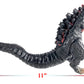 TwCare Shin Godzilla Action Figure, 11" Movable Joints, Grey Soft Vinyl, Model 672975609276, Includes Carry Bag