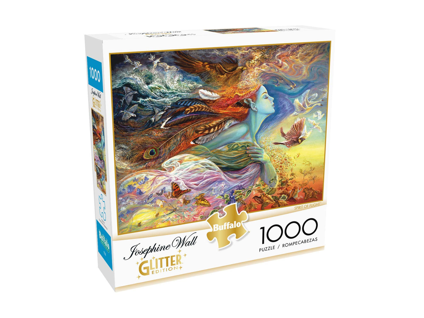 Buffalo Games - Josephine Wall - Spirit Of Flight - Glitter Edition - 1000 Piece Jigsaw Puzzle