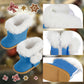 Bencailor 3 Pairs 18 Inch Doll Shoes Boots Dolls Snow Boots Accessories For 18 Inch(Blue White Rose Red)