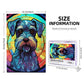 Novgift Miniature Schnauzer Wooden Puzzle - 1000 Pieces Art for Kids & Adults, Perfect Gift for Birthdays & Holidays