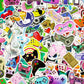 100 Pcs Video Game Water Bottle Stickers For Boys, Gaming Gamer Stickers
