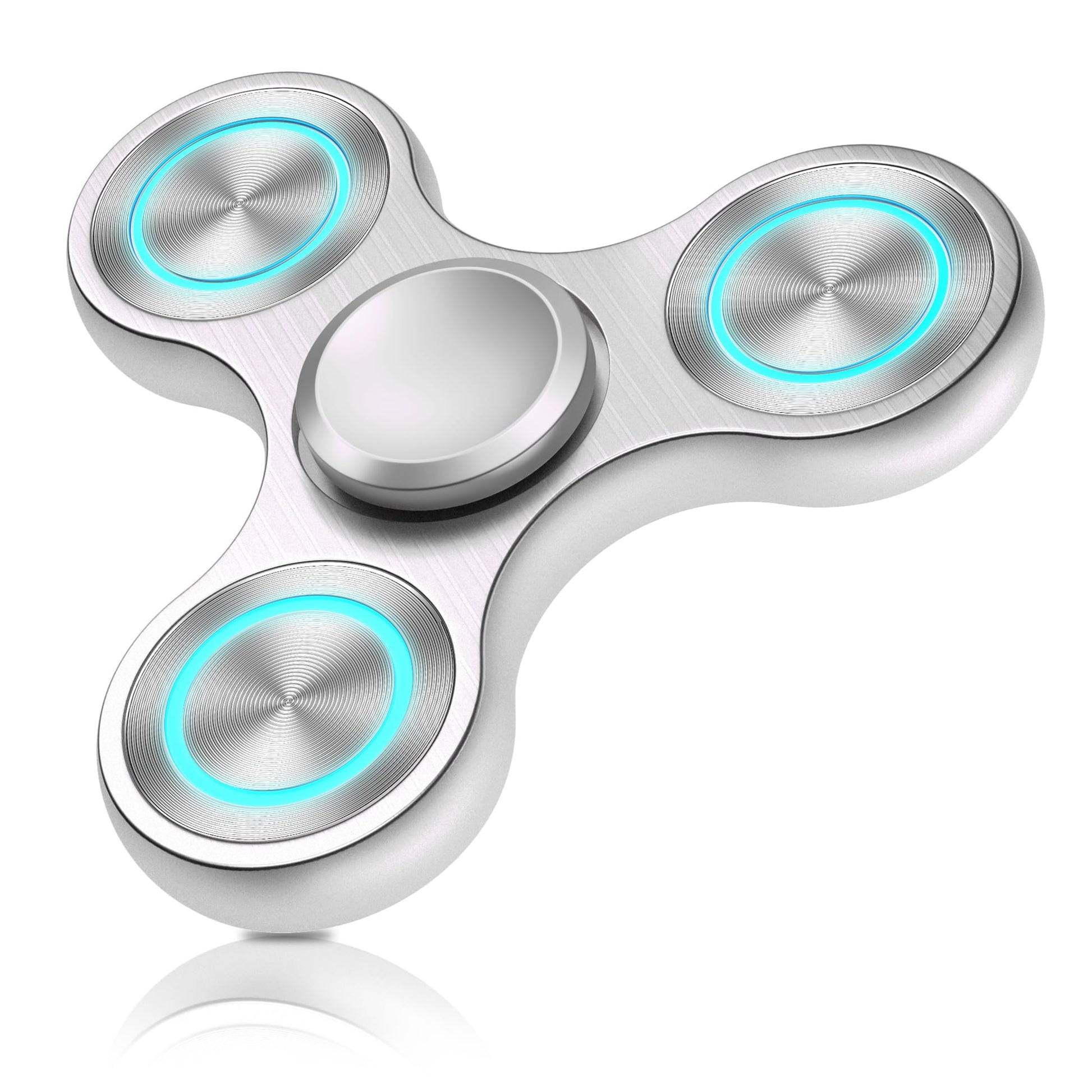 Fidget Spinners Toy, Metal Stainless Steel Bearing High Speed 4-8 Min Spins, Edc Adhd Stress Anxiety Relieves Fidgets Finger Toy