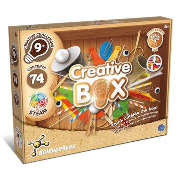 Science4You Creative Box - Montessori Learning Activities + 9 Creative Kids´ Games + 74 Contents, Montessori Sensory Toys For Kids, Stem And Asmr Gifts, Arts, Crafts For Boys And Girls Ages 6-8+