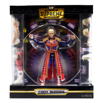 All advanced Wrestling AEW Cody Rhodes UNRIVALED Supreme- 6-Inch Cody Rhodes Figure with Accessories