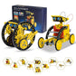 Solar Robot Kit For Kids Age 8-12, Stem Building Toys,12-In-1 Build Your Own Robot With Solar Panel & Battery Power, Science Engineering Christmas Birthday Idea Gifts For Boy Age 8 9 10 11 12